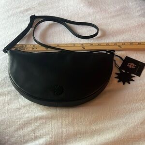 House of Harlow black leather bag.NWT